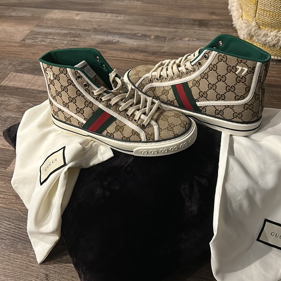 1977 high top Gucci sneakers authentic - Picture 7 of 8